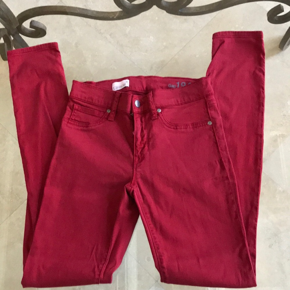 Vintage GAP Red stretch jegging